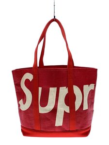 Supreme◆20SS/RAFFIA TOTE BAG/トートバッグ/-/レッド