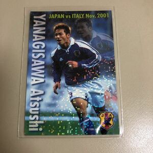 カルビー 2002 サッカー日本代表　IN-18 柳沢敦　インサートカード