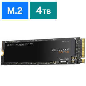 1円スタート!! 美品!! Western Digital ウエスタンデジタル WD Black SN750 M.2 SSD 内蔵 4TB NVMe (1)