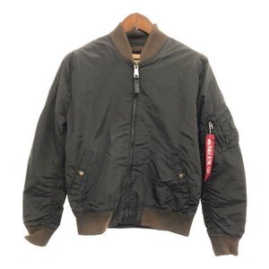 ALPHA INDUSTRIES アルファ インダストリーズ ナイロン フライト ジャケット アウター アメカジ ブラック (メンズ L) P8486