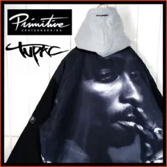 【PRIMITIVE】2pac コラボ　中綿入り　MA-1 ナイロンジャケット