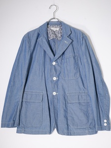 ENGINEERED GARMENTSエンジニアードガーメンツ Baker Jacket - COTTON CHAMBRAY シャンブレーベイカージャケット[MJKA71679]