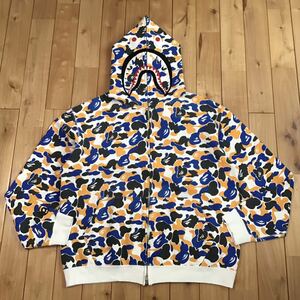 ★前橋限定★ Maebashi city camo シャーク パーカー Lサイズ shark full zip hoodie a bathing ape BAPE エイプ ベイプ 都市限定 迷彩 495