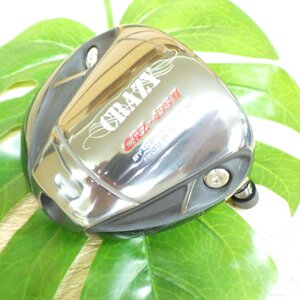 在庫入替品 クレイジー CRZ-435II 8度 ヘッドパーツ IPブラック仕上 445cc CRAZY GOLF