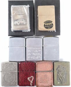 【9点】ZIPPO ジッポー オイルライター 喫煙具 喫煙グッズ 箱付き有り まとめ売り 2520-AS