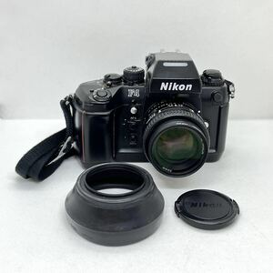 ◆【 Nikon F4 】ニコン　フィルムカメラ レンズ AF NIKKOR 50mm 1:1.4 本体＋レンズセット　通電確認済　現状品