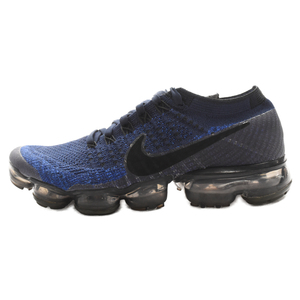 NIKE ナイキ AIR VAPOR MAX FLYKNIT MIDNIGHT NAVY エアヴェイパーマックス フライニット ローカットスニーカー US7/25cm 849558-400