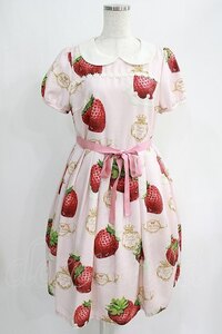 Emily Temple cute / Creamy Strawberryワンピース ピンク H-24-09-27-1016-ET-OP-KB-ZT072