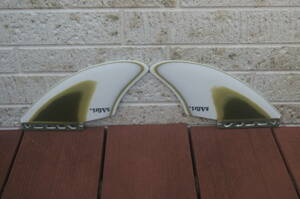 [sAfiri] PF-1647 Future Glass Keel Fin Type-f Olive-white 新品