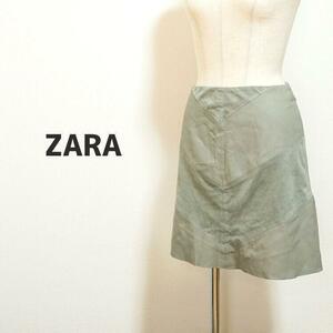 8032 ZARA BASIC ザラベーシック フェイクレザー セージ レディース F11-0012