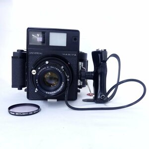 【送料無料】 MAMIYA マミヤ UNIVERSAL ユニバーサル + MAMIYA-SEKOR f3.5 100mm E フィルムカメラ 中判カメラ 現状品 USED /2411C