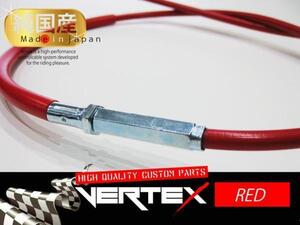 NSR250R MC21 ガルアーム 90-93 アクセルワイヤー スロットルワイヤー 5cmロング カラーワイヤー レッド