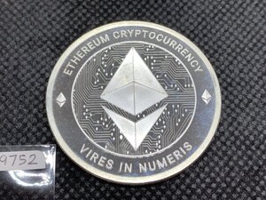 31.1グラム (新品) アメリカ「イーサリアム・ETH」純銀 1オンス メダル