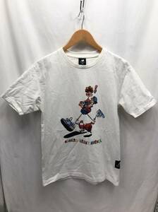 new balance GAWX グラフィック イラスト プリント Tシャツ メンズ XS ホワイト ニューバランス 24102401