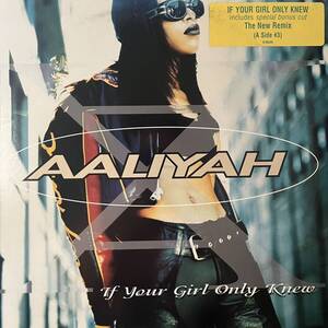 AALIYAH IF YOUR GIRL ONLY KNEW The New REMIX ジャケットダメージあり。画像にてご確認お願いします。