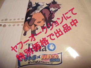 ★☆テトラ×NARUTO ナルト 疾風伝だってばよ！！キャンペーン テトラオリジナル トートバッグ 忍犬 懸賞当選☆★