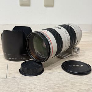 Canon キヤノン EF70-200mm F2.8 L ズームレンズ　ULTRASONIC グレー　ET-83 