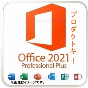 Microsoft Office 2021 Professional Plus 正規 プロダクトキー 32/64bit対応 Access Word Excel PowerPoint 認証保証 日本語 