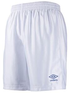 【KCM】Z-umbro-206-S★展示品★【UMBRO/アンブロ】メンズ　プラクティスパンツ　サッカー　UBS7030P　ホワイト×ブルー　サイズ S