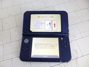 Newニンテンドー3DS LL メタリックブルー 純正タッチペン付 ゲームOK 説明文必読願います！