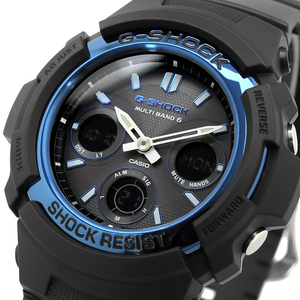 【父の日 ギフト】CASIO カシオ 腕時計 メンズ G-SHOCK Gショック 海外モデル 電波ソーラー AWG-M100A-1A