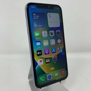 【ジャンク】 iPhone 11/256GB/パープル/79%/2047