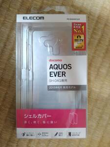 【 新品 】　AQUOS EVER（SH-04G）　クリア シェルカバー ポリカ　PD-SH04GPVCR /ELECOM