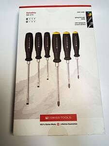 PB SWISS TOOLS 貫通マイナス・プラスドライバーセット　6本組