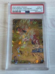 ドラゴンボールヒーローズ SDBH PSA10 最高評価 鑑定品 UGM1-SEC3-P 孫悟飯:少年期 SEC カードダス レア キラ PSA鑑定品