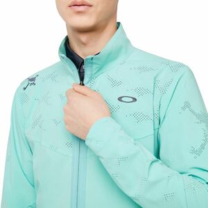 ★オークリー OAKLEY ゴルフ GOLF 定価16500円 新品 メンズ 撥水 ストレッチ 高機能 ジャケット Mサイズ [412748JP-78K-JM] 二 壱★QWER★