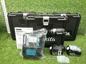 未使用品 makita マキタ 18V 6.0Ah 充電式 インパクトドライバ TD173DRGXB ブラック 3台セット