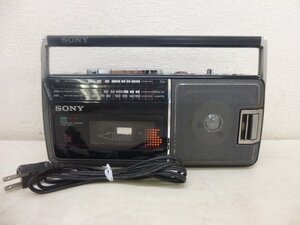 9187●昭和レトロ SONY ラジカセ　CFM-140TV ジャンク品●