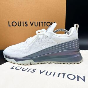 1円 【美品】 LOUIS VUITTON ルイヴィトン V.N.Rライン ファブリック オーロラソール メッシュ メンズ スニーカー シューズ 靴 25.5cm相当