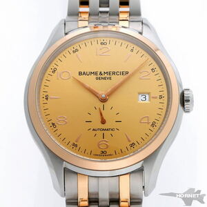 BAUME & MERCIER ボーム＆メルシエ クリフトン コンビ オートマチック M0A10352 SS / PG メンズ 時計 2310041