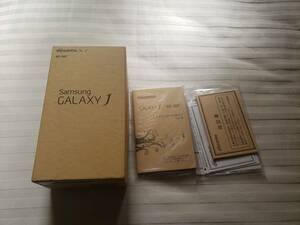 ☆ docomo Samsung GALAXY J 取扱説明書（取説のみ）＆　箱のみ　※本体なし ☆