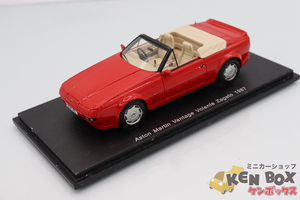 USED S=1/43 Spark スパーク S2158 Aston Martin アストンマーチン Vantage Volante ヴァンテージ Zagato 赤 1987 中国製 現状渡し