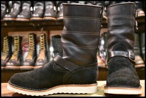 【9E 美品 ネイバーフッド別注 12年】WESCO ウエスコ カスタムボス 黒スエード ブラック ラフアウト BOSS NEIGHBORHOOD HOPESMORE