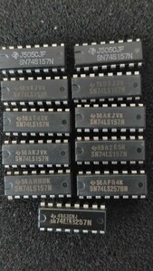 SN74LS157N 7個,SN74S157N 2個SN74LS257BN 1個,SN74ALS257N 1個 データセレクタ/マルチプレクサ TTL IC （計11個セット） 