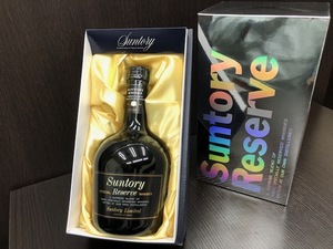 ☆未開栓品 古酒 Suntory Reserve WHISKY サントリー リザーブ ウイスキー Limited SPR01 SPECIAL 銀箱 750ml 箱付☆