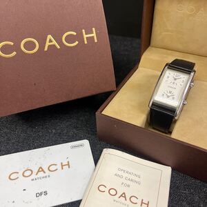 COACH コーチ W127 レディース クォーツ 箱付き 腕時計 時計 不動品 240926 ◎インボイス対応可◎