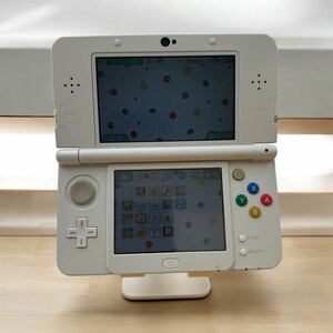 t☆【動作品】New Nintendo 3DS 本体 KTR-001 ホワイト ニュー ニンテンドー3DS タッチペンなし 任天堂 ゲーム ジャンク 現状品