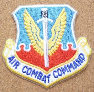 ■実物未使用 デッドストック 米空軍航空戦闘軍団 AIR COMBAT COMMAND パッチ 即決！■m