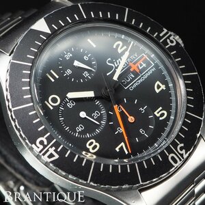 ◆メーカーメンテナンス上がりたて◆ Sinn MILITARY ミリタリー クロノグラフ 156B 自動巻き メンズ 腕時計 「24472」