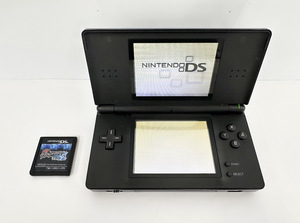 100円～★NINTENDO DSlite 本体 USG-001 任天堂 ジェットブラック ソフト ポケットモンスターブラック2 DSソフト【動作確認/初期化済み】