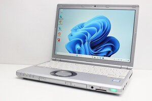 1円スタート ノートパソコン Windows11 Panasonic レッツノート CF-SZ6 DVDマルチ 第7世代 Core i5 SSD256GB メモリ8GB カメラWPS office