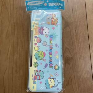 新品　すみっコぐらし　筆箱　ペンケース　水色　小学生　入学準備　女の子　プレゼント　入学祝い　入学準備　両開き　送料無料　匿名配送