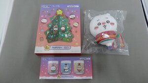 ★未開封品 ★ セブンイレブン ちいかわエニマイくじ D賞ちいかわぬいぐるみキーホルダー ちいかわ, E賞ウッドツリー,キャンドルセット