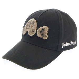 Palm Angels パームエンジェルス 21AW SPRAY PA BEAR Cap キャップ 帽子 ブラック