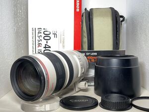 ◆美品◆CANON キャノン EF 100-400mm F:4.5-5.6 L IS USM 望遠レンズ フルサイズ対応 元箱付 即決送料無料