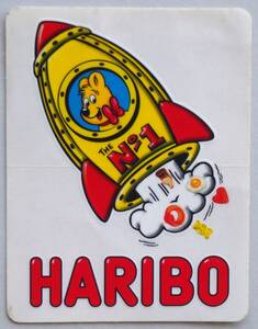 【入手困難・稀少・非売品】HARIBOゴールドベア　ステッカー ★8.5cm×11cm